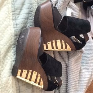 Gianni bini wood clog wedges